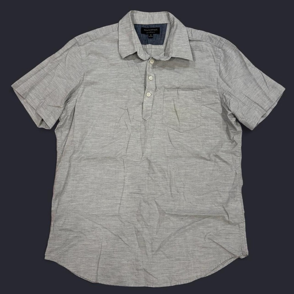 Banana Republic Soft Wash Slim Fit Polo Dress Shirt